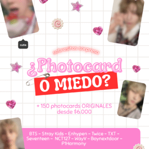 ¿Photocard O MIEDO?