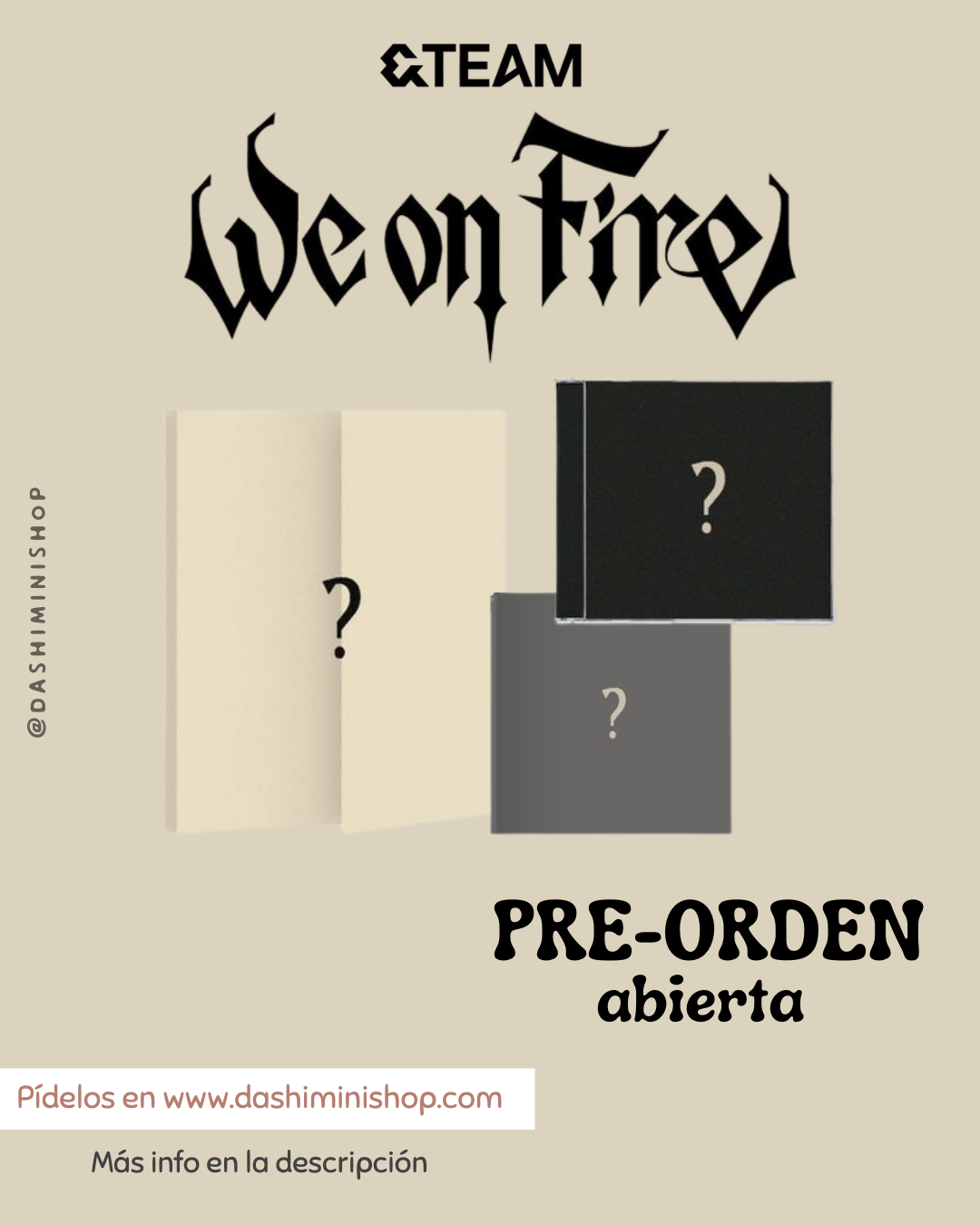 We On Fire - &TEAM (PRE-ORDEN)