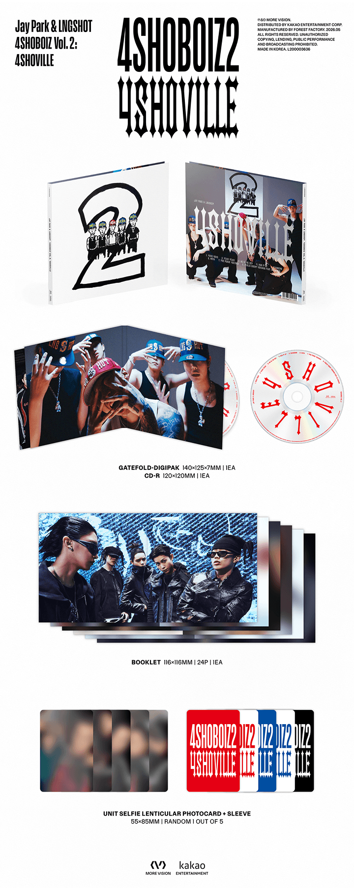 4SHOBOIZ Vol. 2: 4SHOVILLE - LNGSHOT (Pre-orden) - Image 2