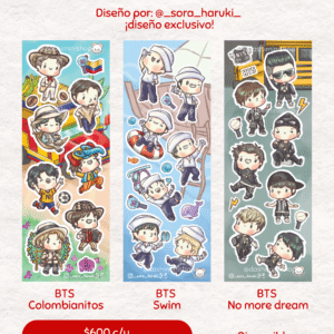 ¡Tiras de stickers!