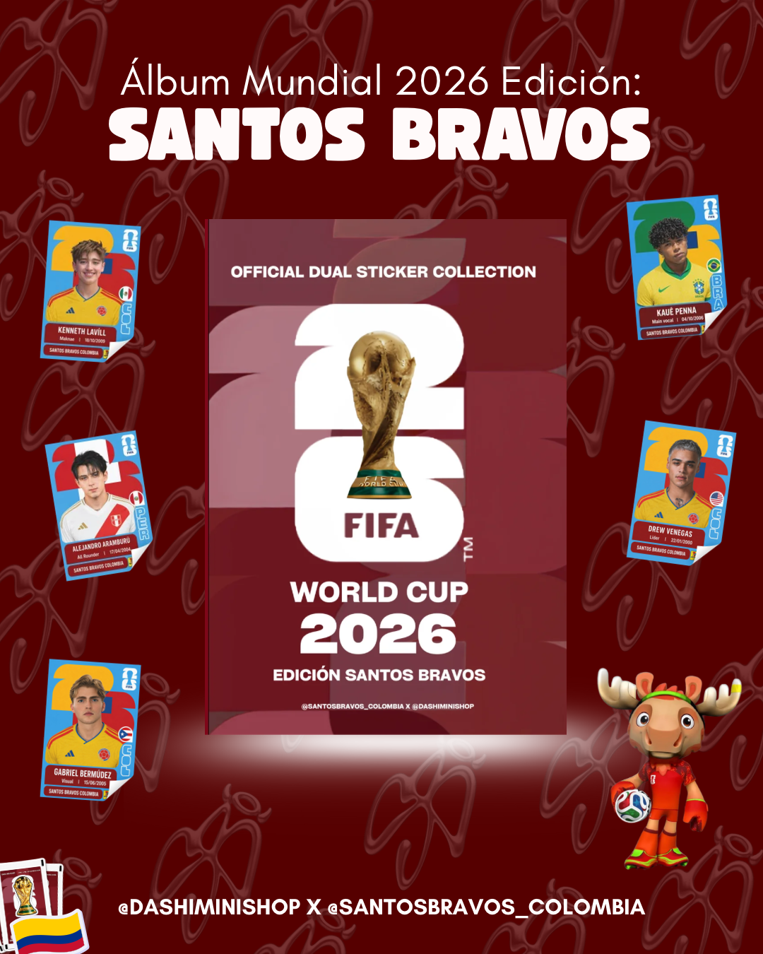 Álbum mundial 2026 Edición Santos Bravos