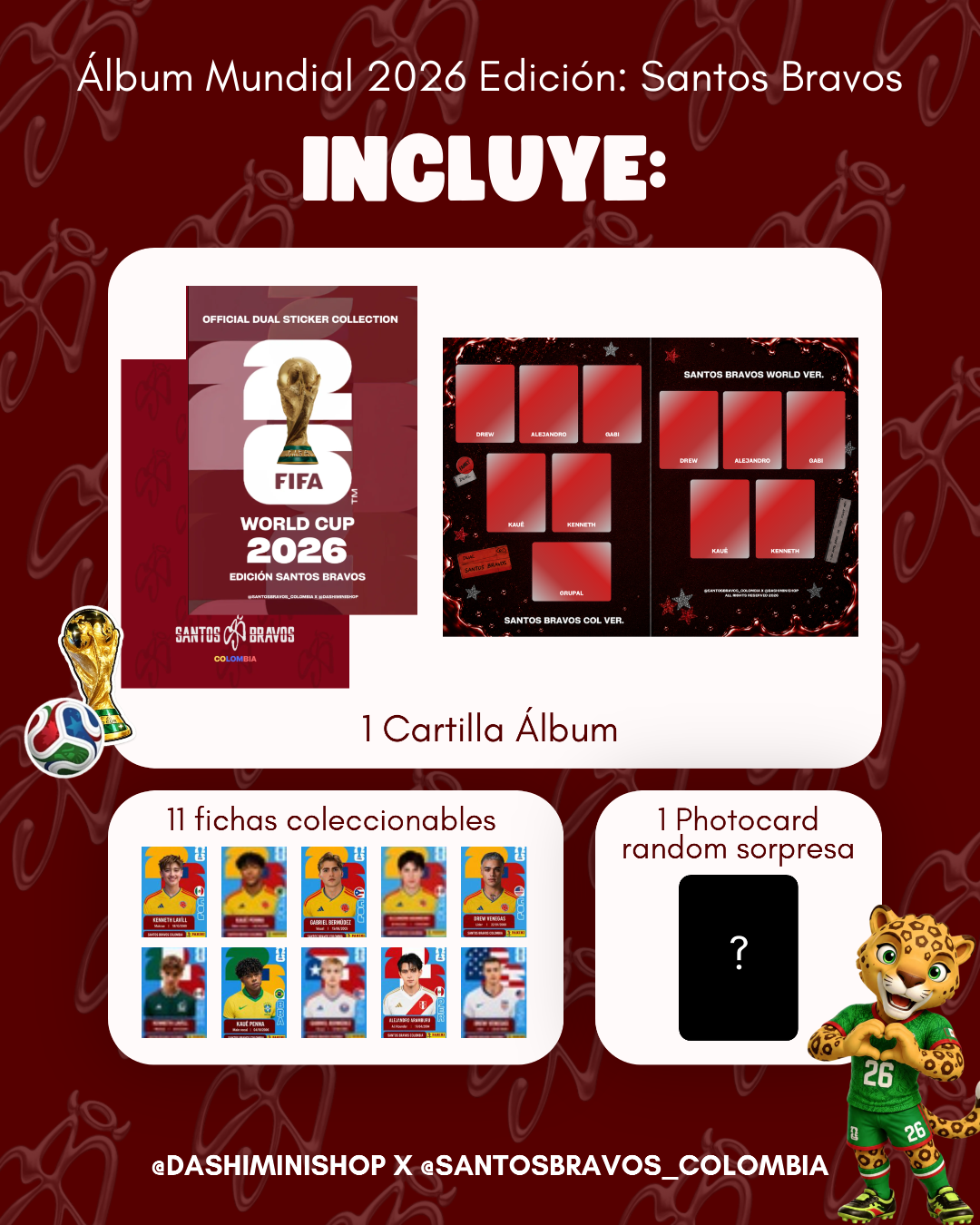 Álbum mundial 2026 Edición Santos Bravos - Image 2